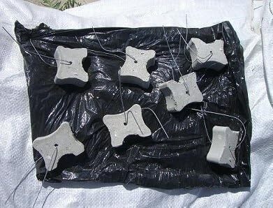 Miko Beton Abstandhalter Knochenabstandhalter Bewehrungsabstandhalter 35+40+50mm 1...