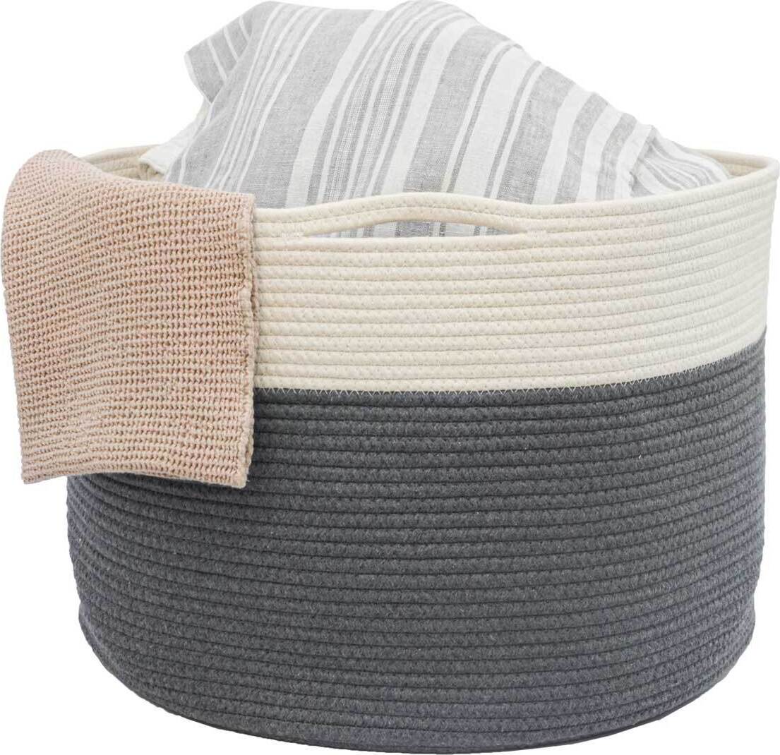 Panier de rangeent en corde de coton, corde en coton, panier de rangeent tissé, petit panier Panier de rangeent en corde de coton, corde en coton, panier de rangeent tissé, petit panier