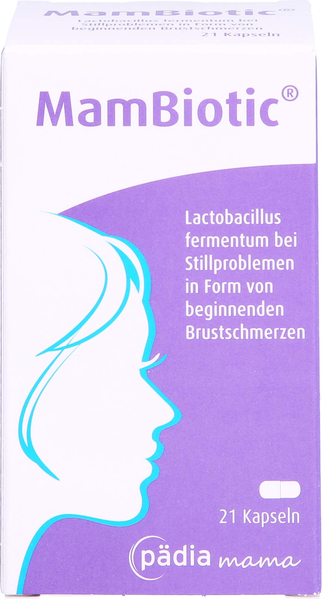 Pädia GmbH MamBiotic für Stillende mit Brustschmerzen Kapseln, 21 St. Kapseln 12648338