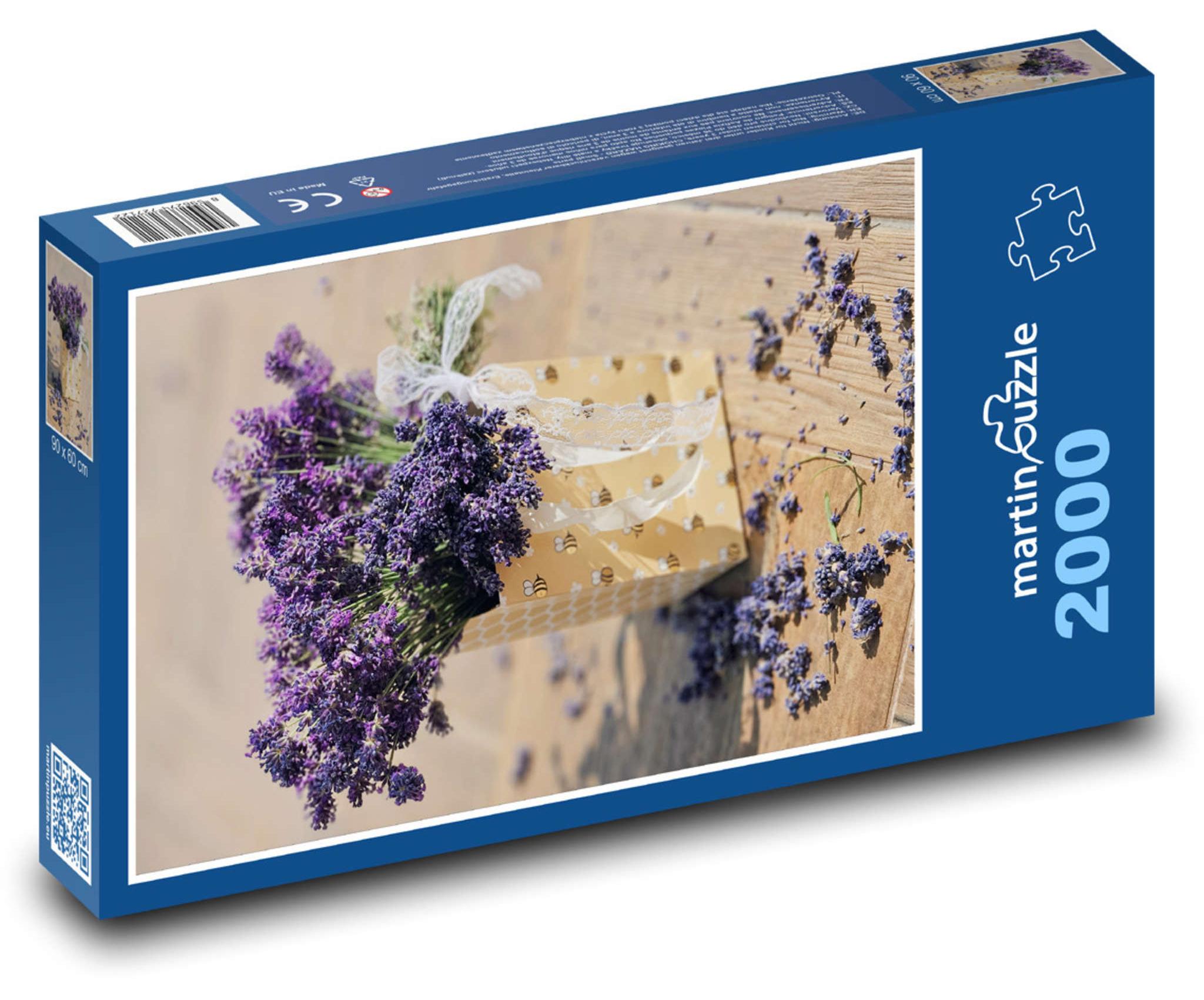 MCprint Puzzle 2000 Getrocknete Lavendelblüten - martinpuzzle