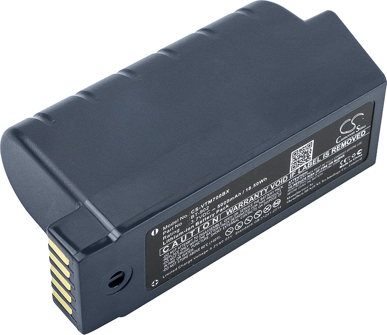 TECHTEK Akku Kompatibel mit [Vocollect] A700, A710, A720, A730, Talkman A700, Talkman A710, Talkman A710x, Talkman A720, Talkman A720x, Talkman A730, 730044 BT-902