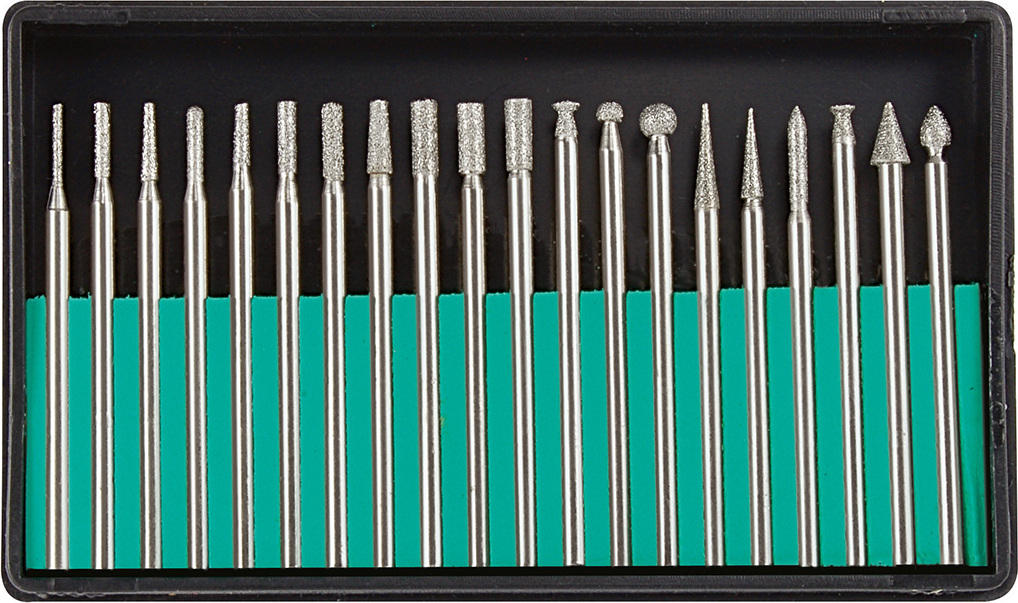 SELVA Diamantfräser-Satz 20 Stück