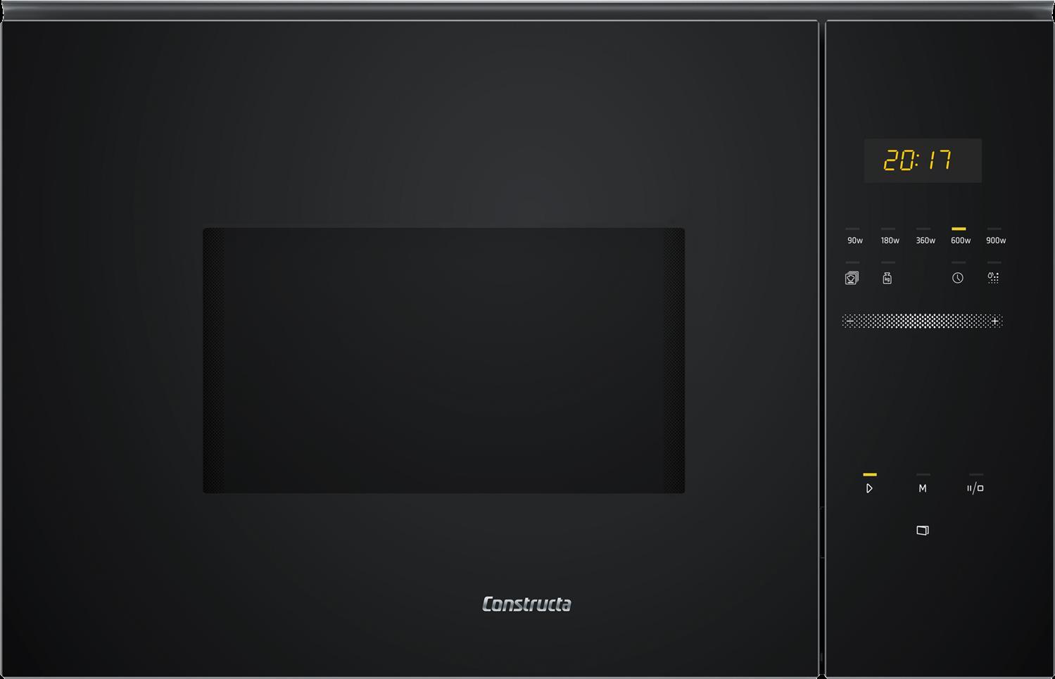 Constructa vstavaná mikrovlnná rúra 59 x 38 cm čierna CC4P91562