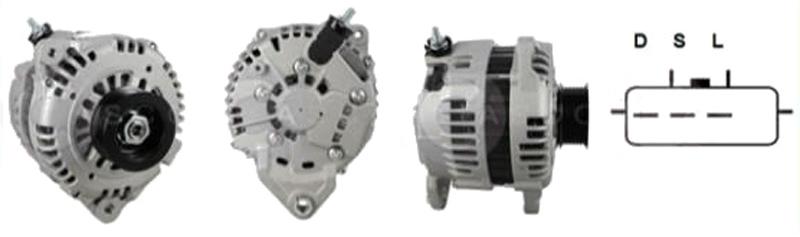 CASCO CAL20143AS Lichtmaschine Generator LiMa 110A 12V für NISSAN MURANO (Z50) MAXIMA QX (A33) MAXIMA QX (A32) MAXIMA Station Wagon