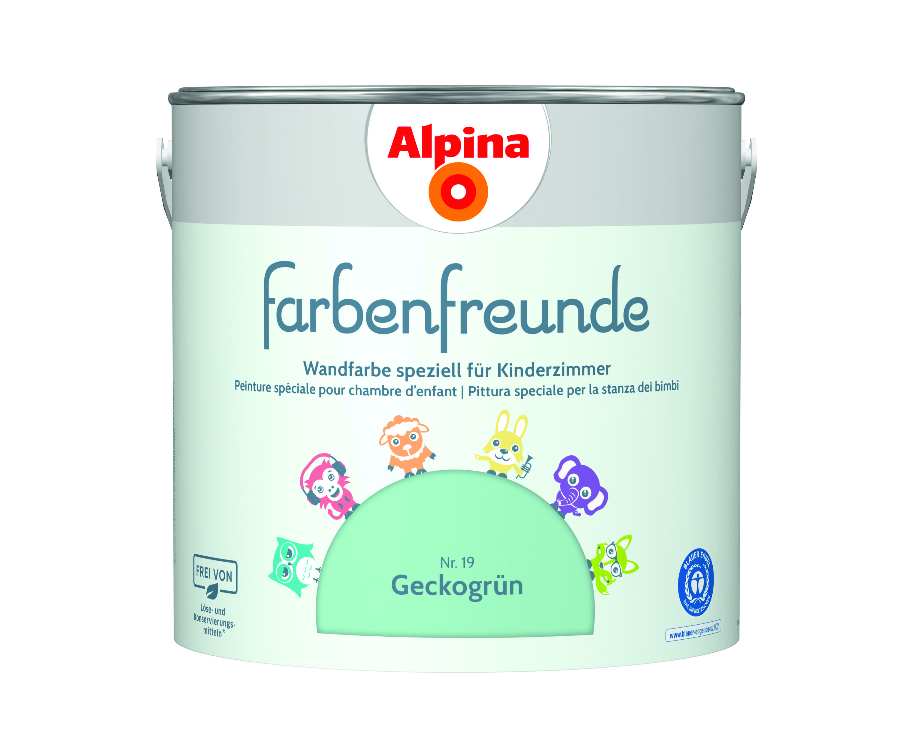 Alpina Farbenfreunde Nr. 19 Geckogrün 2,5 Liter matt 914043