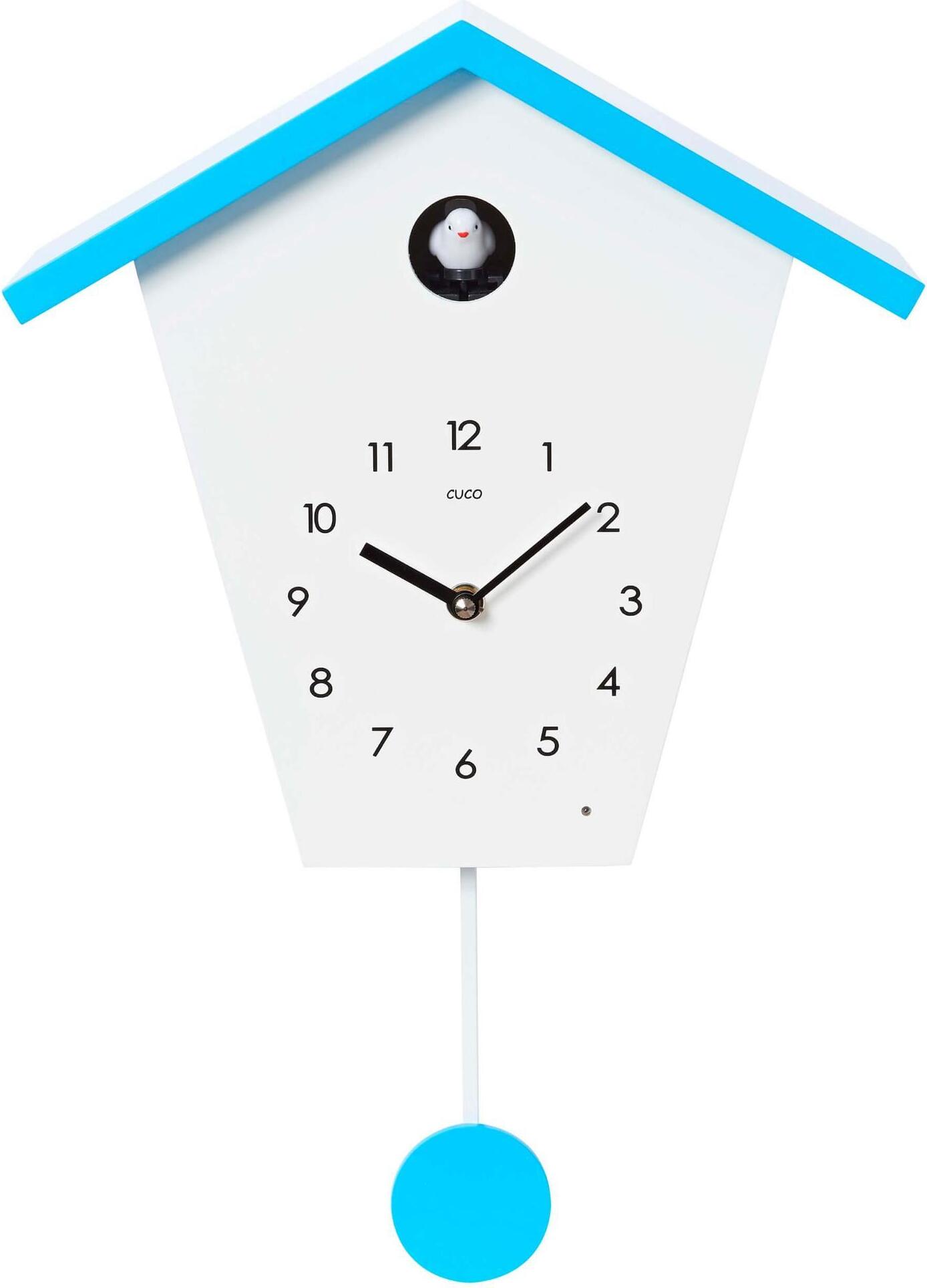 Cuco Clock Kuckucksuhr SCHWARZWALDHAUS mit Pendel 37,5× 23 × 11,4cm Wanduhr moderne Kuckuckuhr Schwarzwalduhr 42513459027570