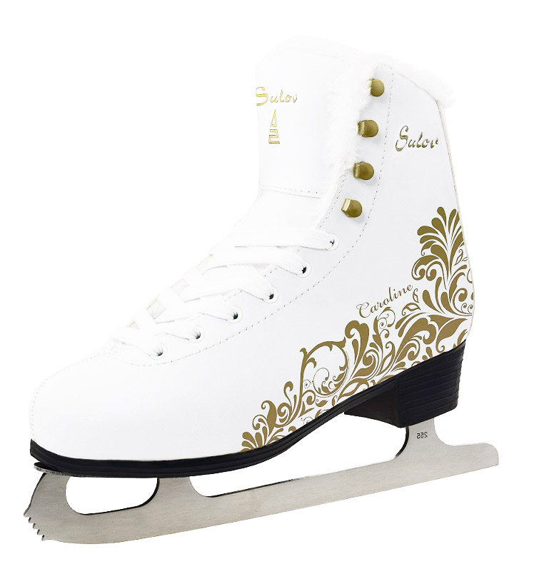 SULOV Damen Schlittschuhe Caroline, Weiß, 37