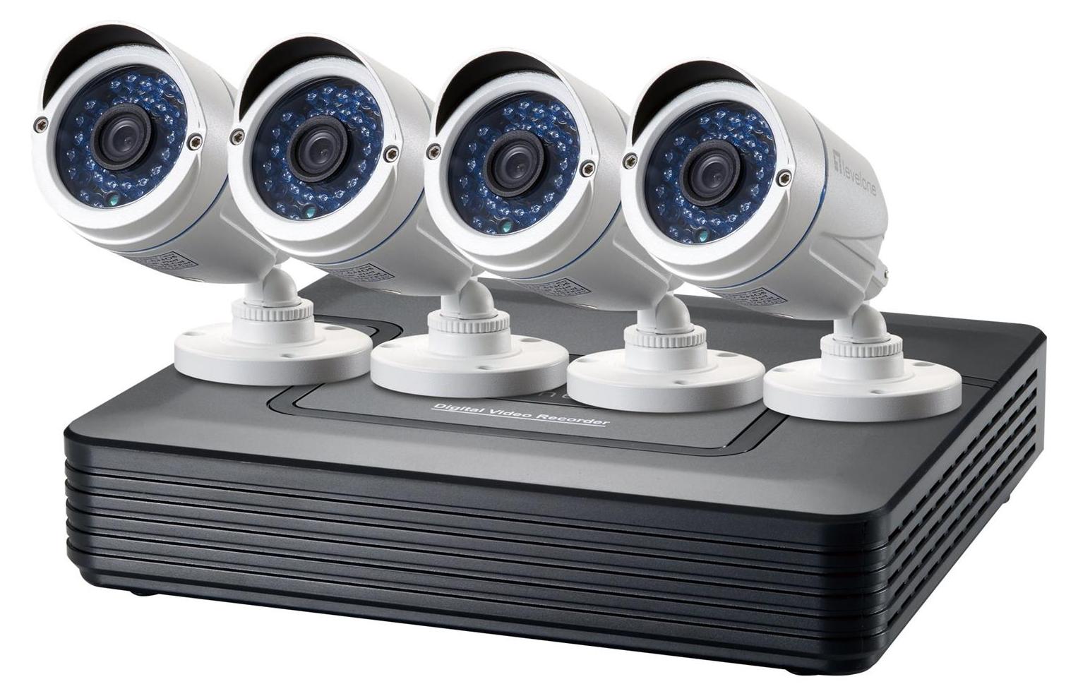 Level One LevelOne CCTV 8-Kanal Fix Out H.265 IR 4xCam inkl. DSK-8001