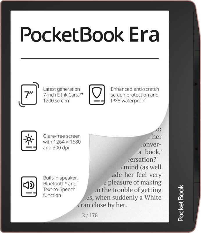 PocketBook 700 Era Copper eBook-Reader Touchscreen 64 GB Schwarz, Kupfer PB700-L-64-WW