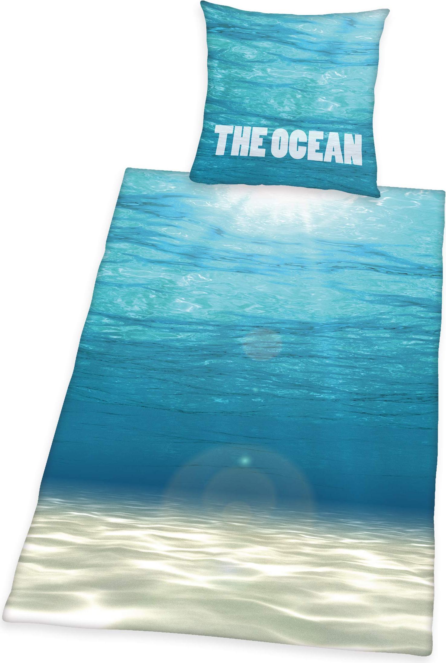 "The Ocean ( HERDING Young Collection )" Bettwäsche, 100% Baumwolle ( Renforcé ), 80x80 cm + 135x200 cm 4459259050