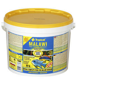 Tropical Heimtierbedarf Tropical 11 l Malawi Flakes | Futter für Malawisee-Cichliden der Mbuna-Gruppe