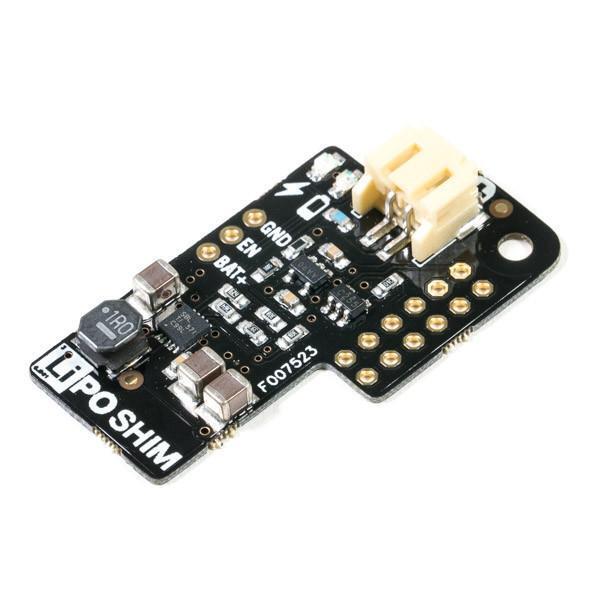 Pimoroni LiPo SHIM, Power module, Raspberry Pi, Raspberry Pi 3/2/B+/A+/Zero/Zero W, Raspberry Pi, Schwarz, 0,8 mm PIM185