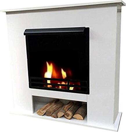 Krb na etanol a gél Model 001W Deluxe White