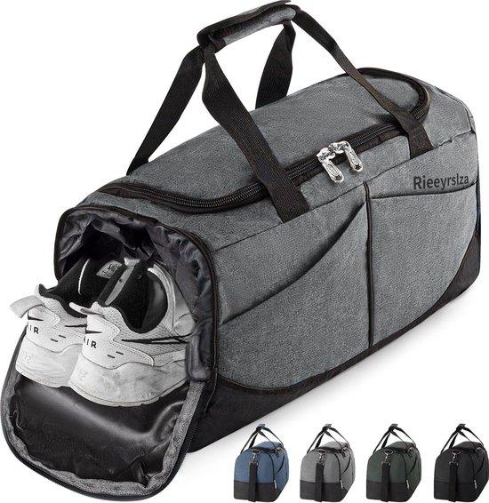 OEM Große Reisetasche 40L mit Schuhfach, groß, grau, Wasserdicht, getrennter Bereich, unischa, für Sportreisen, Schwimmen, Training 2026