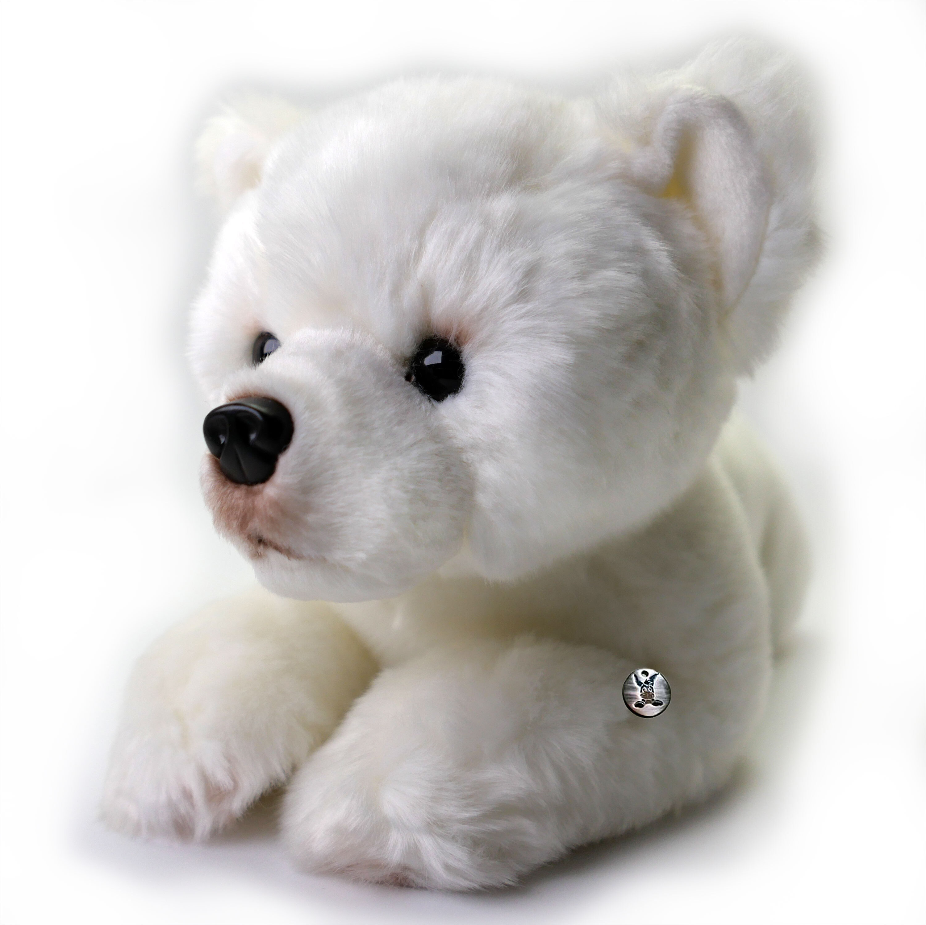 Kuscheltiere*biz Eisbär Teddy Kuscheltier Plüschtier Polar Bär liegend * BJÖRN KT531900