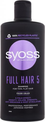 Šampón na vlasy Full Hair 5 Šampón pre ženy 440 - Syoss