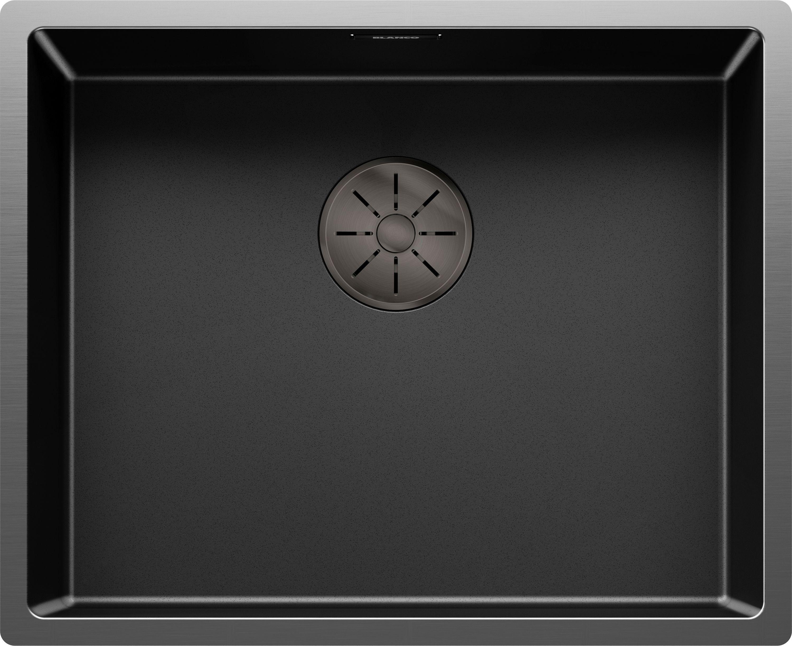 Blanco Claron 500-U - 527 834 Edelstahlspüle Dark Steel - inkl.