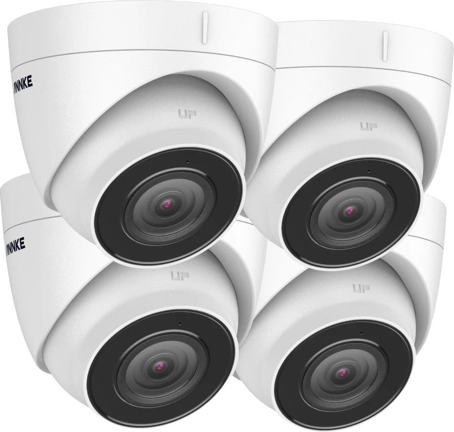 Súprava kamier POE, rozlíšenie 4K, nočné videnie EXIR, 4 počítače