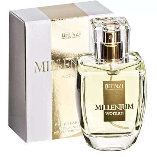 JFenzi Millenium Women Eau de Parfum Damen 100 ml - Kvetinovo-ovocná vôňa s malinou, neroli a jazmínom