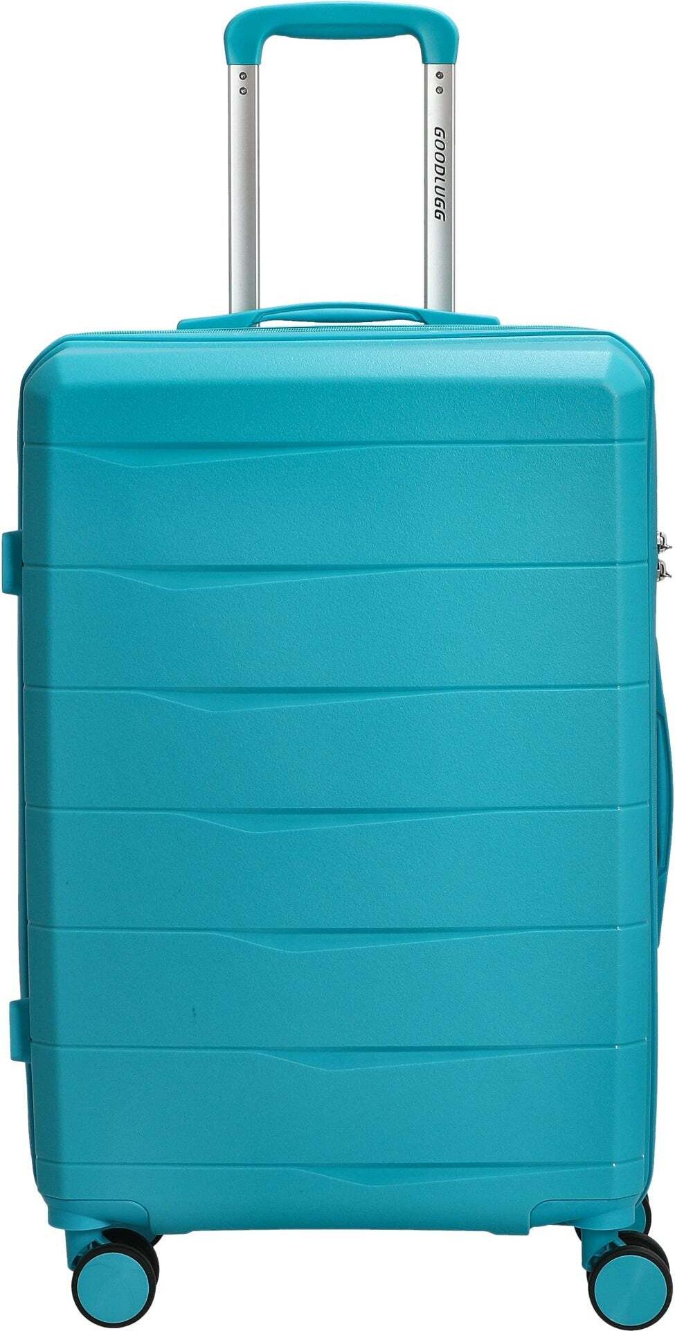 d & n lederwaren Travel Line 2900 - 4-Rollen-Trolley M 65 cm (mint) 2960-15