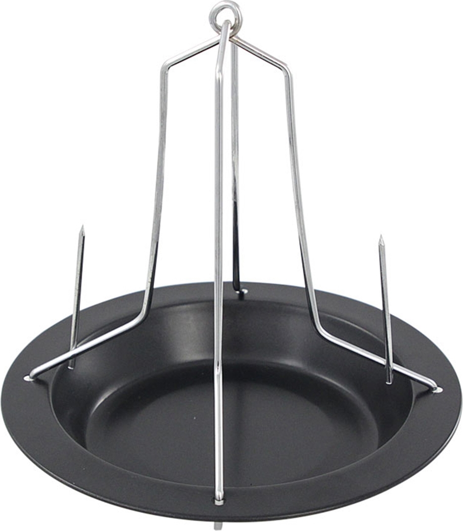 HTI-Living HIT Hähnchenbräter Hähnchengriller Hähnchenhalter mit Abtropfschale 2150134