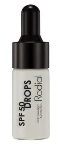 Rodial SPF 50 Drops 10ml Serum with Hyaluronic Acid and Vitamin E UVA and UVB Face Protection Skin Moisturiser Anti-Photoaging SKSPFDRPS10