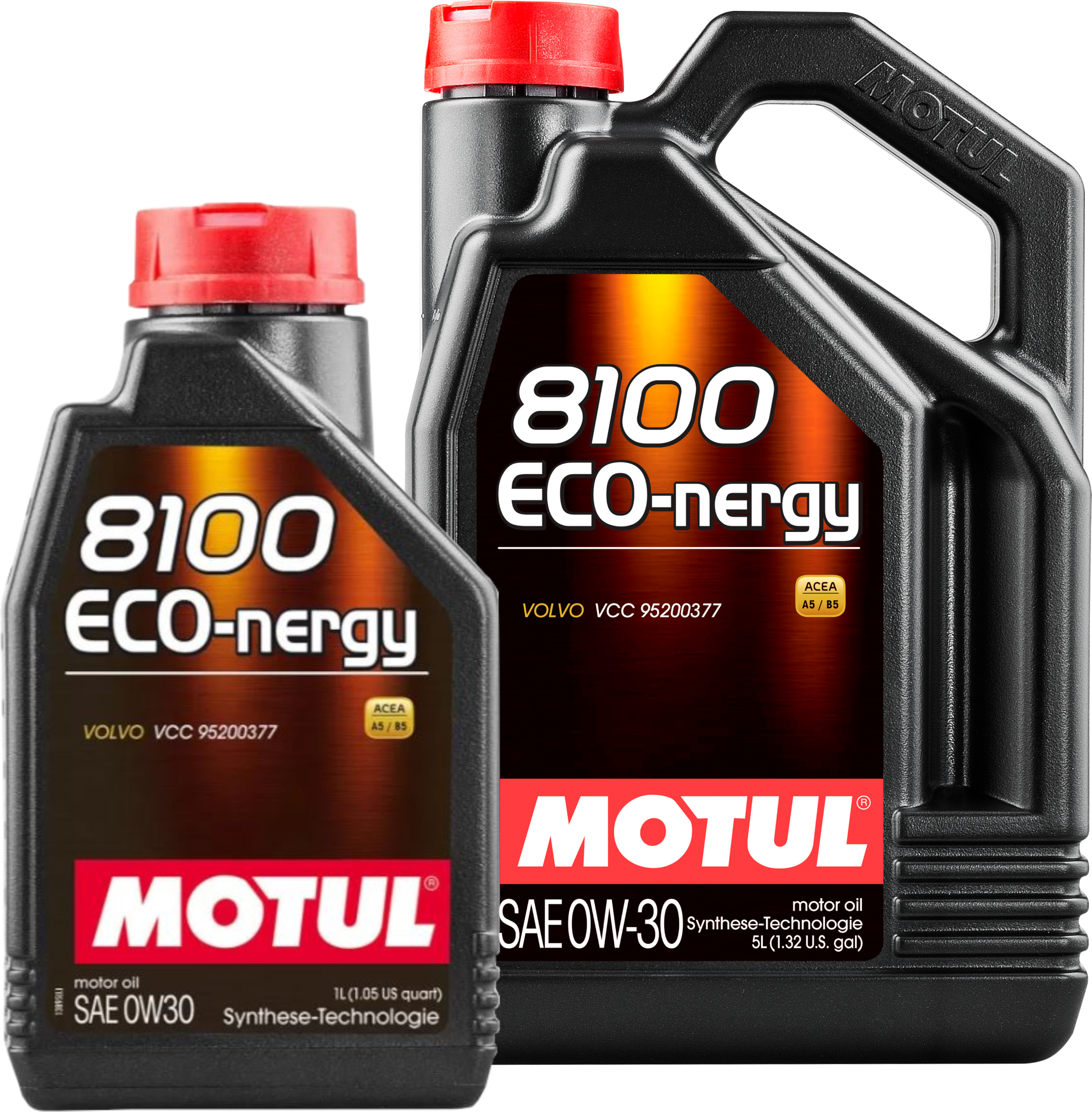 MOTUL PKW 8100 Eco-nergy 0W-30 Leichtlaufmotoröl senkt Kraftstoffverbrauch 5+1L