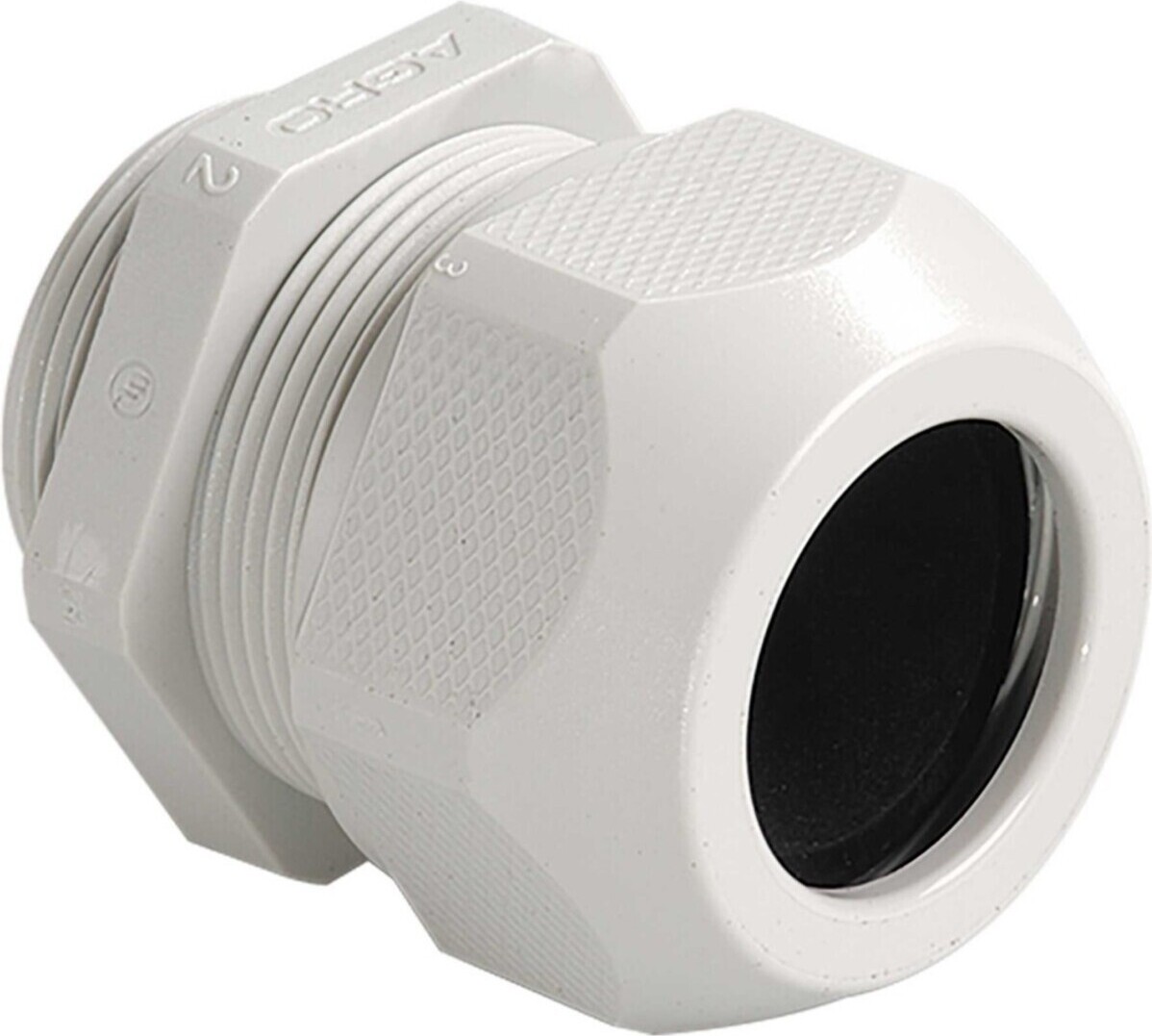 Kaiser 1555.32.25, Weiß, Polyamid, Thermoplastisches Elastomer (TPE), M32, IP68, CE, DVE, EAC, CUS