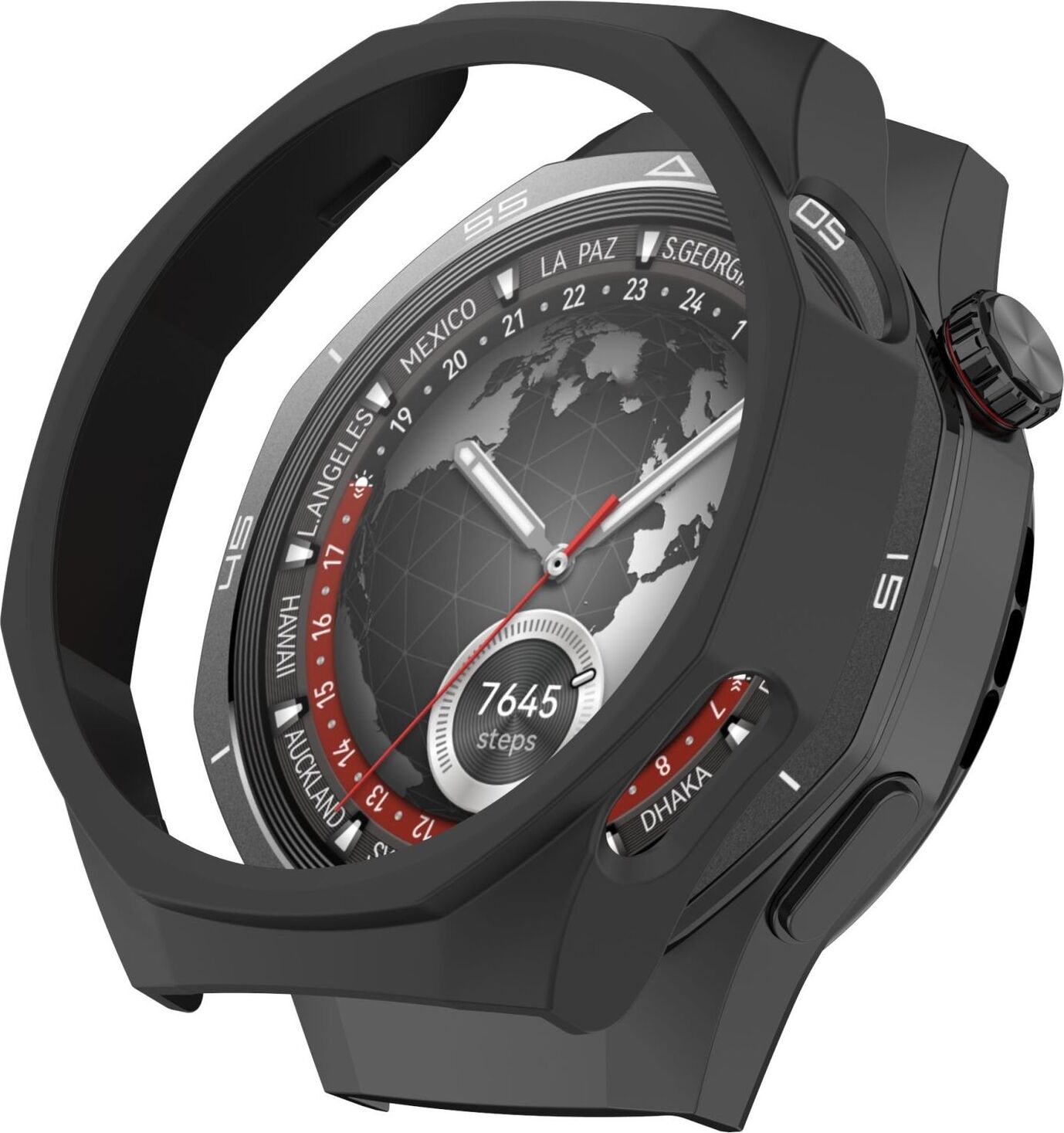 Pre Huawei Watch GT 5 Pro 46mm PC Watch Protective Case Cover Black