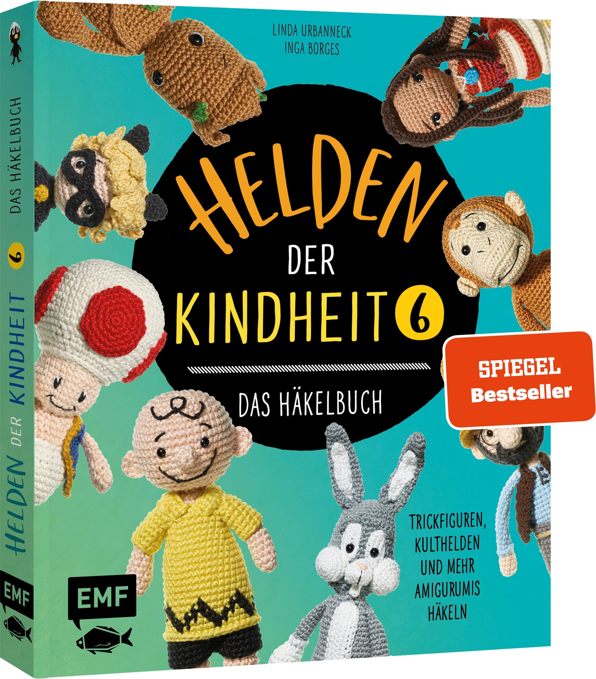 Häkelbuch Helden Der Kindheit Band 6 – 24 Anleitungen Für Trickfiguren & Kulthelden Als Amigurumi