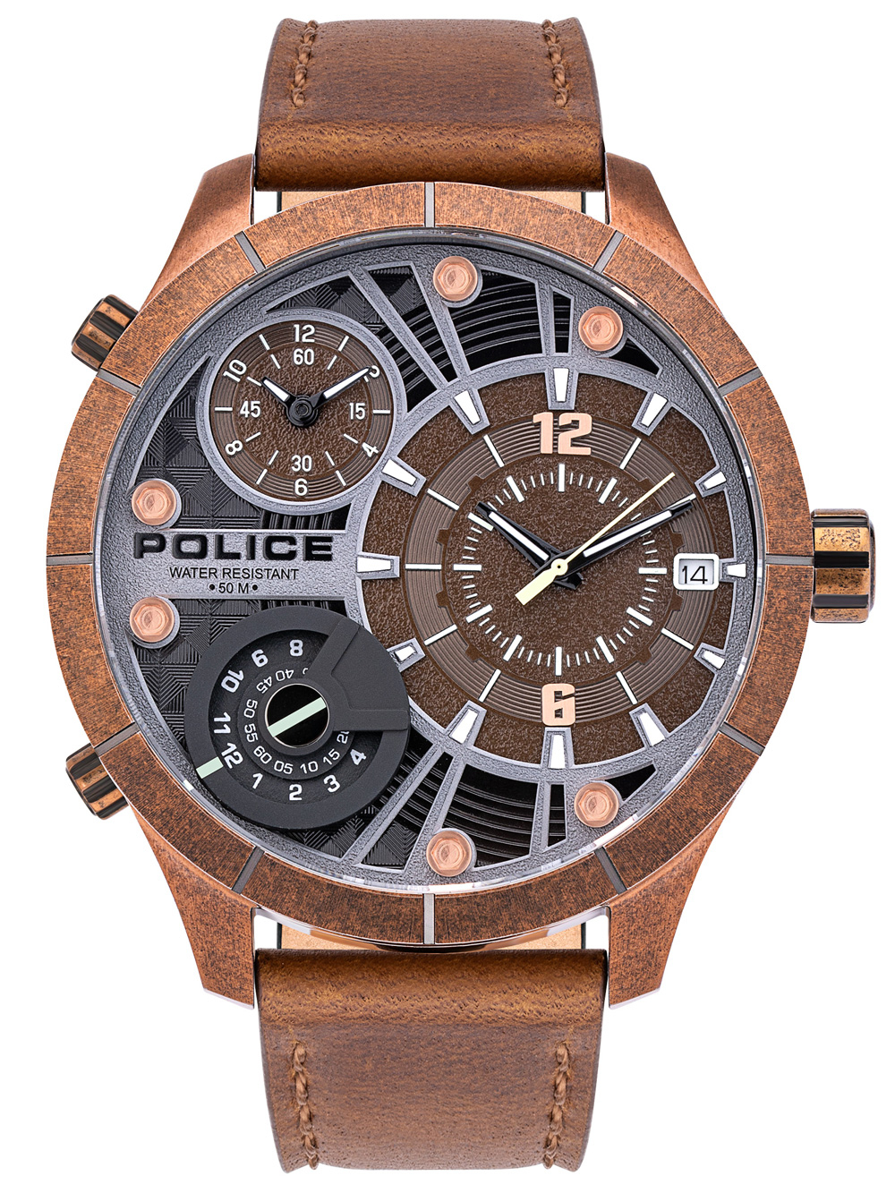Police - Náramkové hodinky - Pánske - Chronograf - PL15662XSQR.12