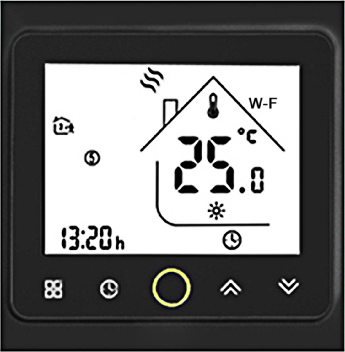 KKmoon Wi-Fi Smart Thermostat Temperaturregler APP Steuerung 5A Kompatibel mit Alexa / Google Home Wasser-/Gaskessel Thermostate fuer Zuhause -- Schwarz
