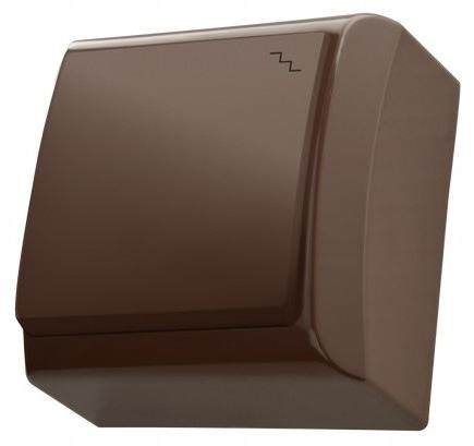 Ospel N-3B/24, Braun, IP20, 250 V, 10 A, 60 mm, 37 mm