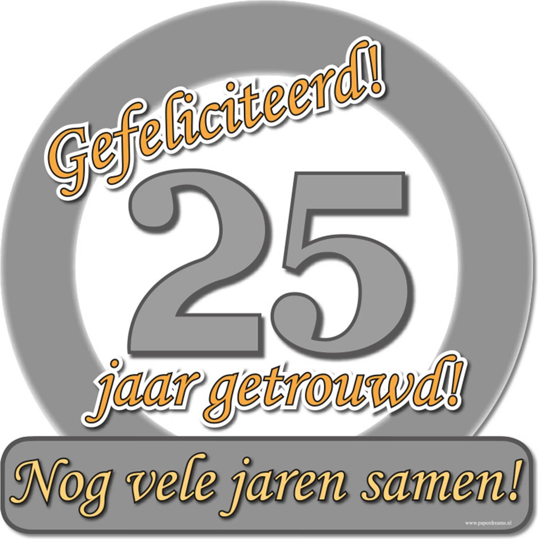 Paperdreams Crown Shield-Special-Seit 25 Jahren verheiratet