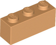 LEGO 3622 Mittel Nougat (Medium Nougat) 3622-Mittel Nougat (Medium Nougat)-50 Stück-067