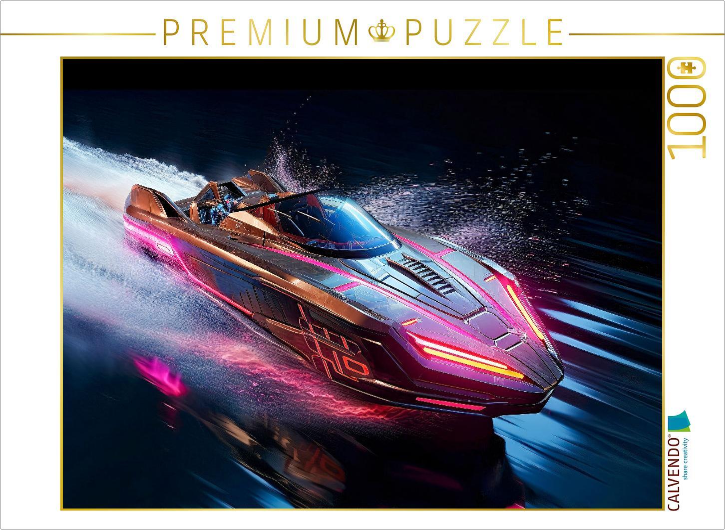 CALVENDO Puzzle Yachten - Unverfälschte Eleganz | 1000 Teile Lege-Größe 64x48cm Foto-Puzzle für glückliche Stunden