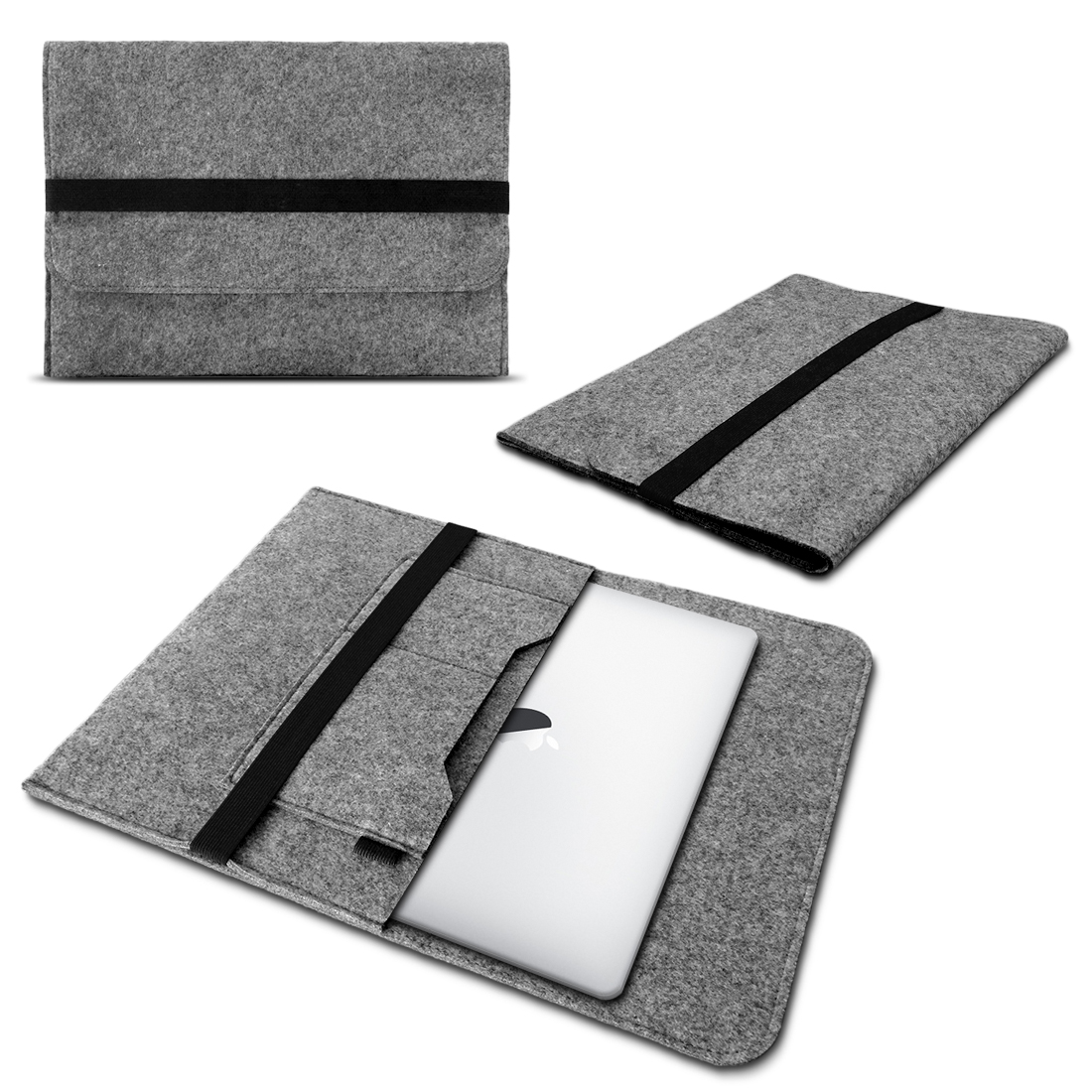 Super Leichte Geschnitzte Laptop Tasche Aus Woll Filz Für Macbook Lenovo W6J3 