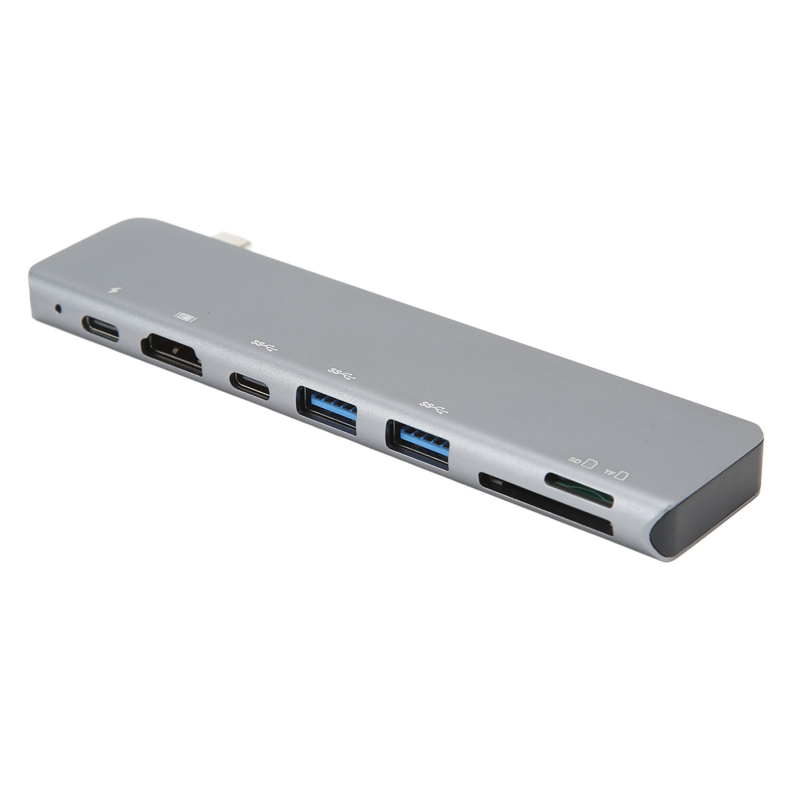 Rozbočovač typu C,Rozbočovač typu C 7 v 1,Multiportový adaptér typu C,Multiportový adaptér 7 v 1,Nabíjací rozbočovač USB 3.0 PD,Počítačové príslušenstvo