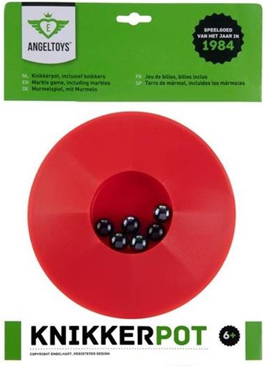 Angel Toys Murmelglas Klein 17cm + 6 Murmeln Sortiert 502001