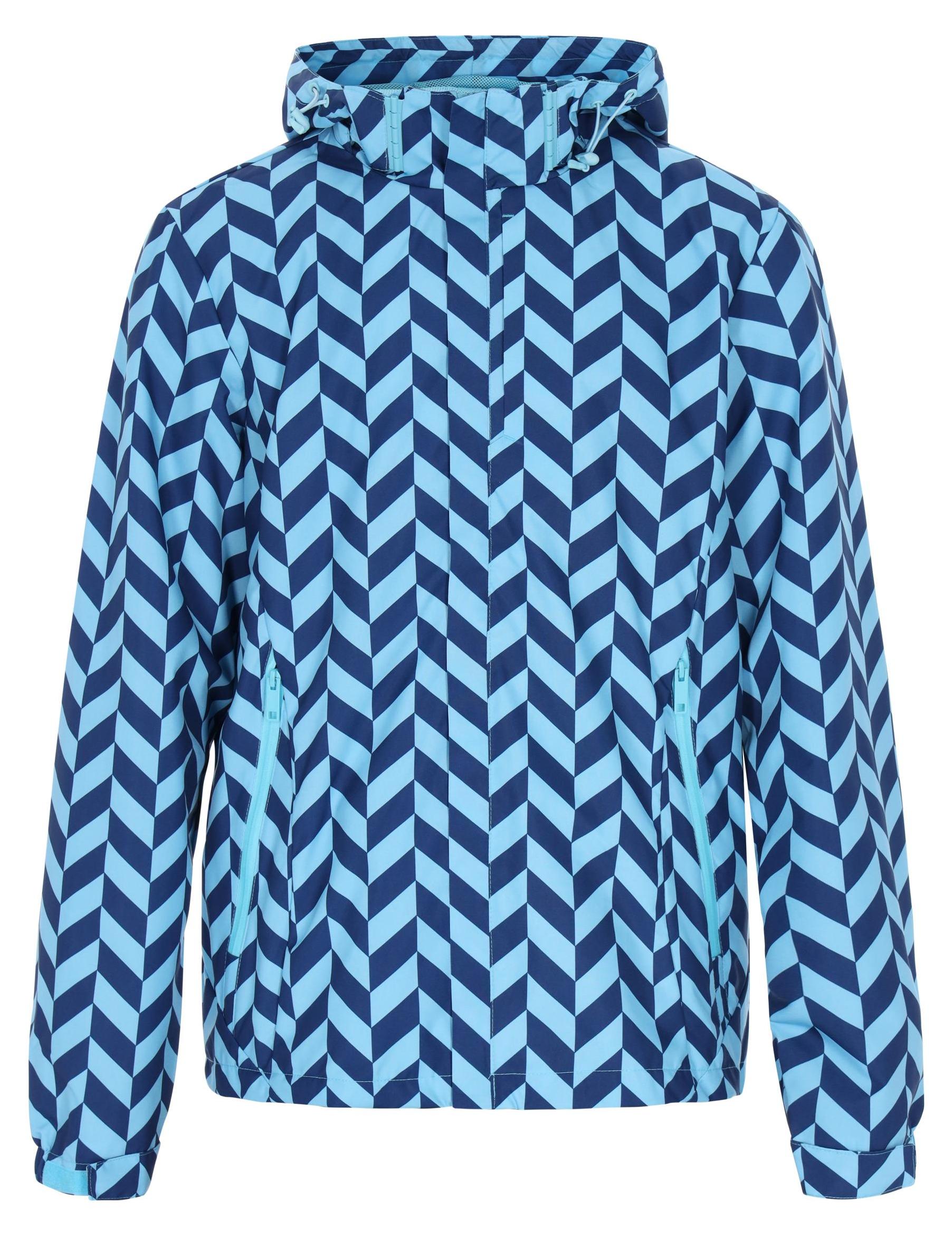 Jika Herren Jacke M blau mit Reißverschluss und Reißverschlusstaschen
