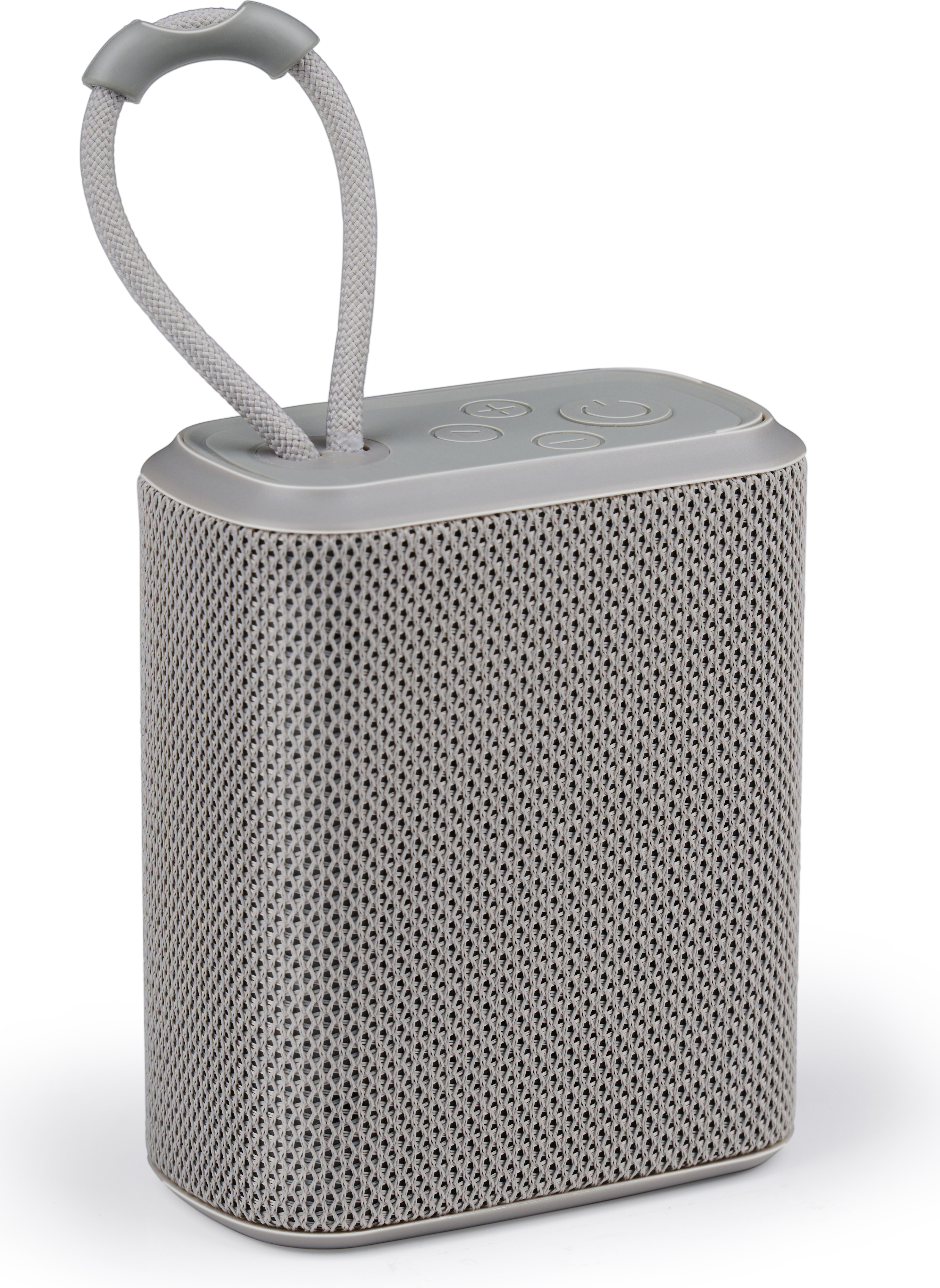 Reproduktor Bluetooth 5.3 Bezdrôtový jukebox s AUX a FM rádiom - Párty reproduktor so 4 hodinami prehrávania - Kompaktný a ľahký - Sivý