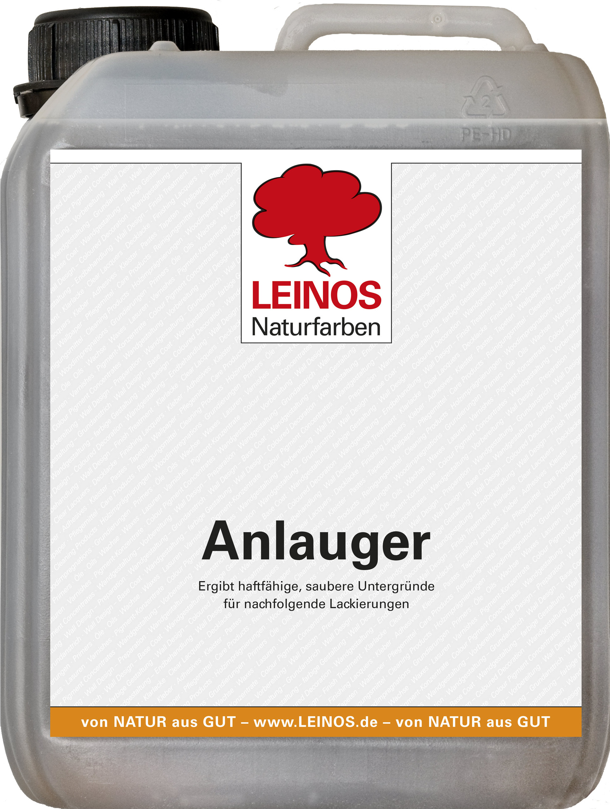 LEINOS 950 Anlauger 2,50 l – Reiniger & Untergrundvorbereitung für geölte, lackierte & latexgestrichene Flächen | entfernt Fett & Schmutz | für Öllack-Anstriche | ideal für unzugängliche Bereiche Leinos-950.06.000