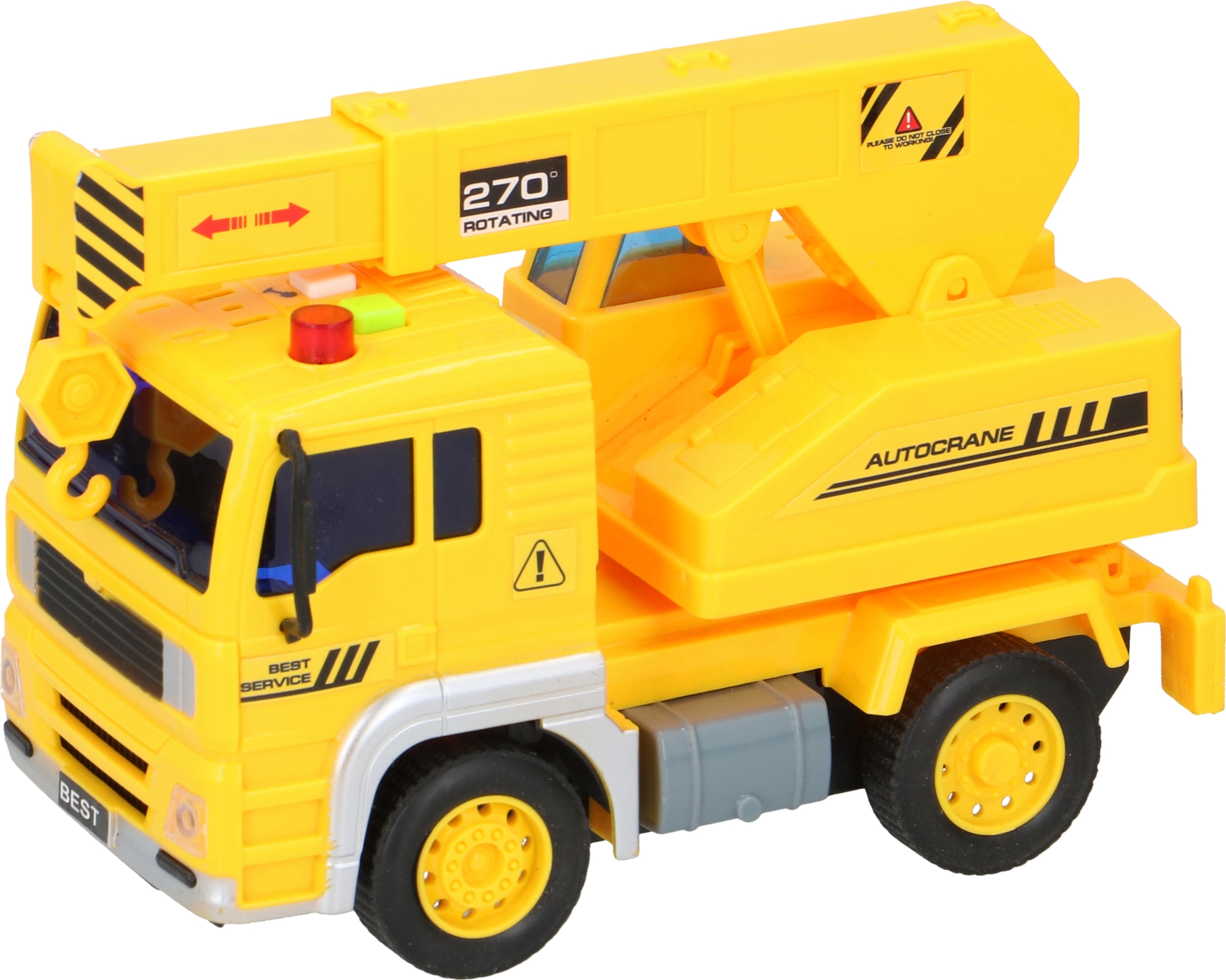 Warenhandel König Kinderspielzeug 1:20 Baulaster Kranwagen LKW-Kran Baustelle Spielzeugauto