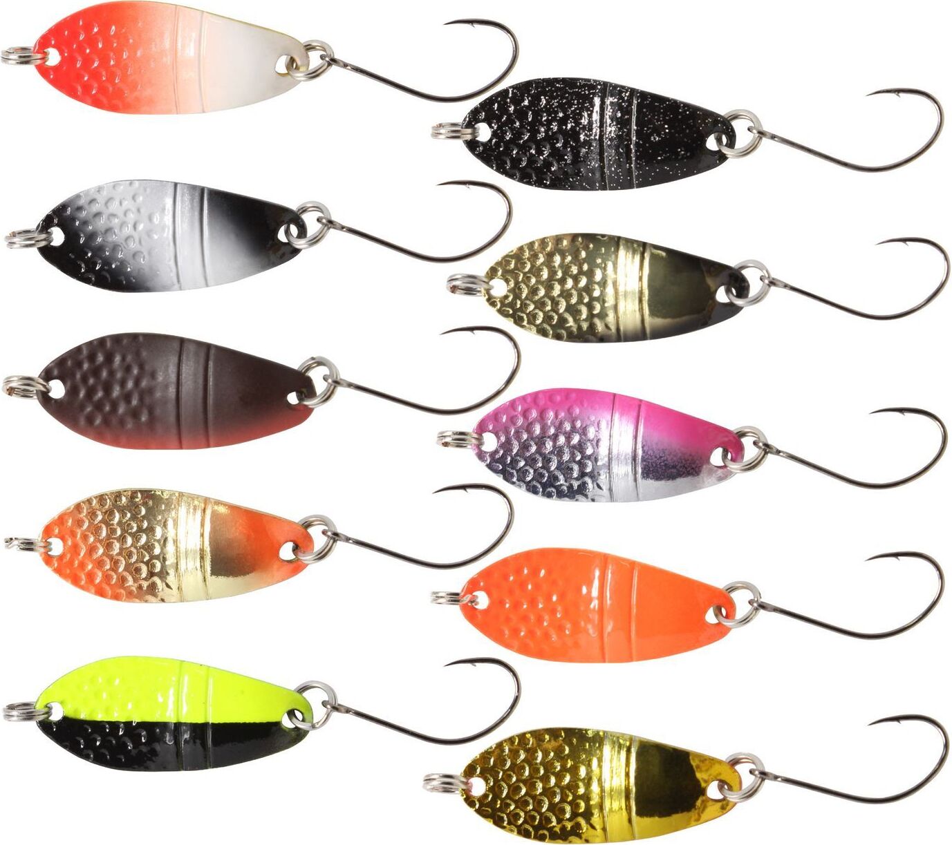 FTM Spoon Dragon 1,6g 2,7cm - Forellenblinker, Farbe:silberfarben-pink/silberfarben 5201078-aus