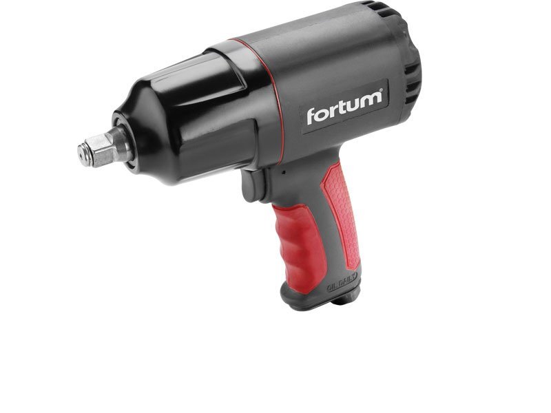Fortum pneumatický rázový uťahovák (4795013) Rázový uťahovák, 1/2", kompozitný, pneumatický, 1300Nm