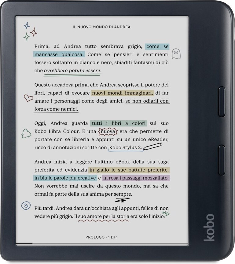 Kobo eBook-Reader eBookReader Libra Colour black Schwarz (N428-KU-BK-K-CK)