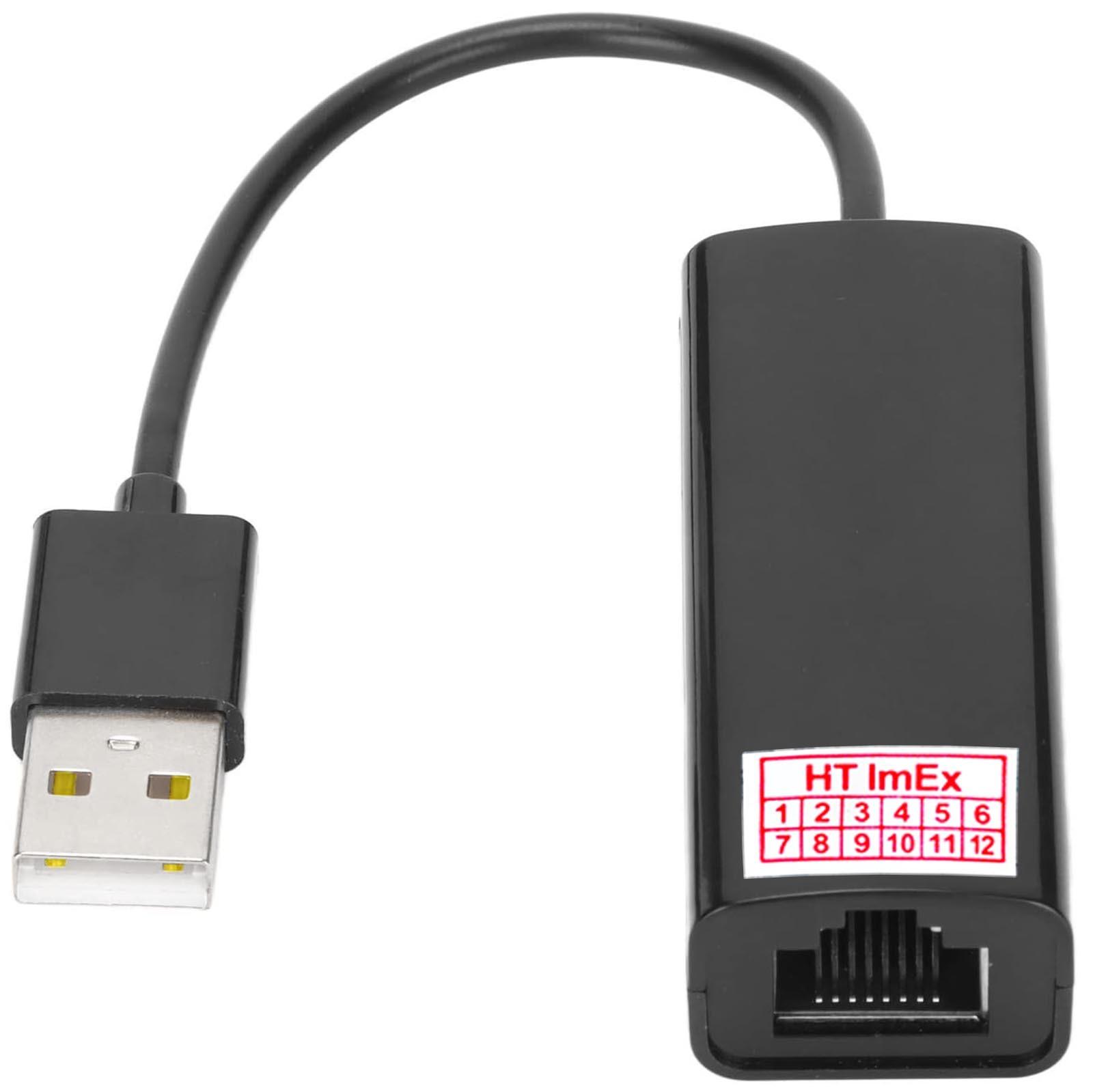 HT ImEx USB Adapter auf LAN Connector Kabel RJ45 Netzwerk Ethernet Internet