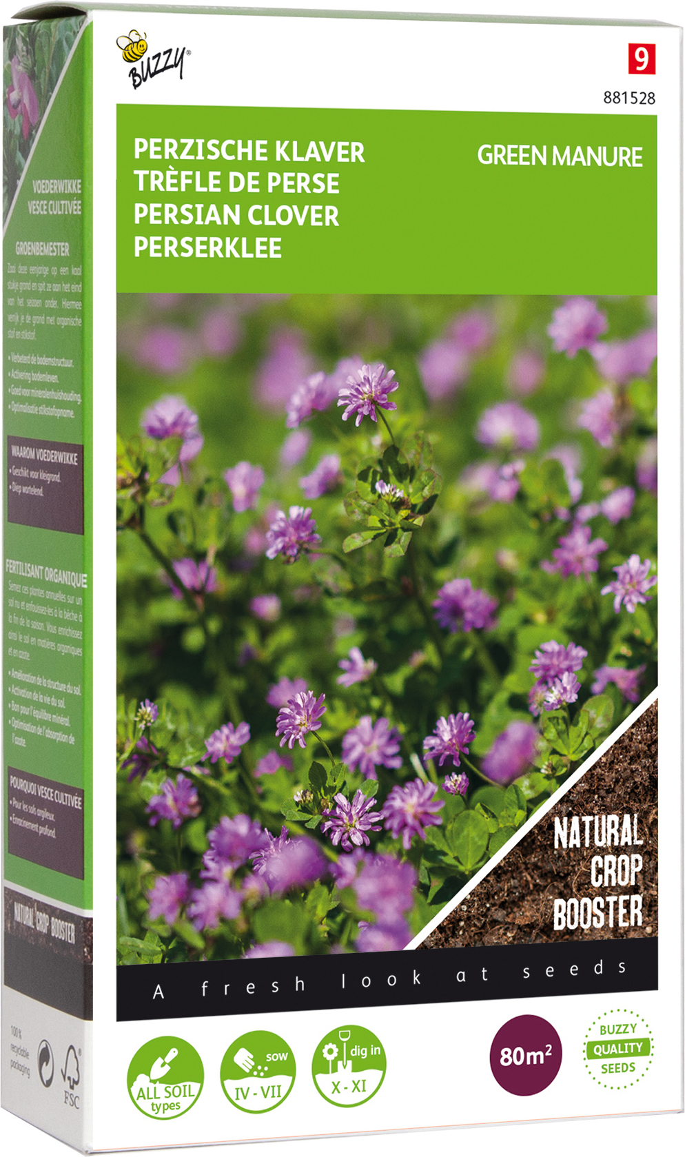 Gründünger Perserklee (200 g) | Gründünger von Buzzy Seeds 881528-by