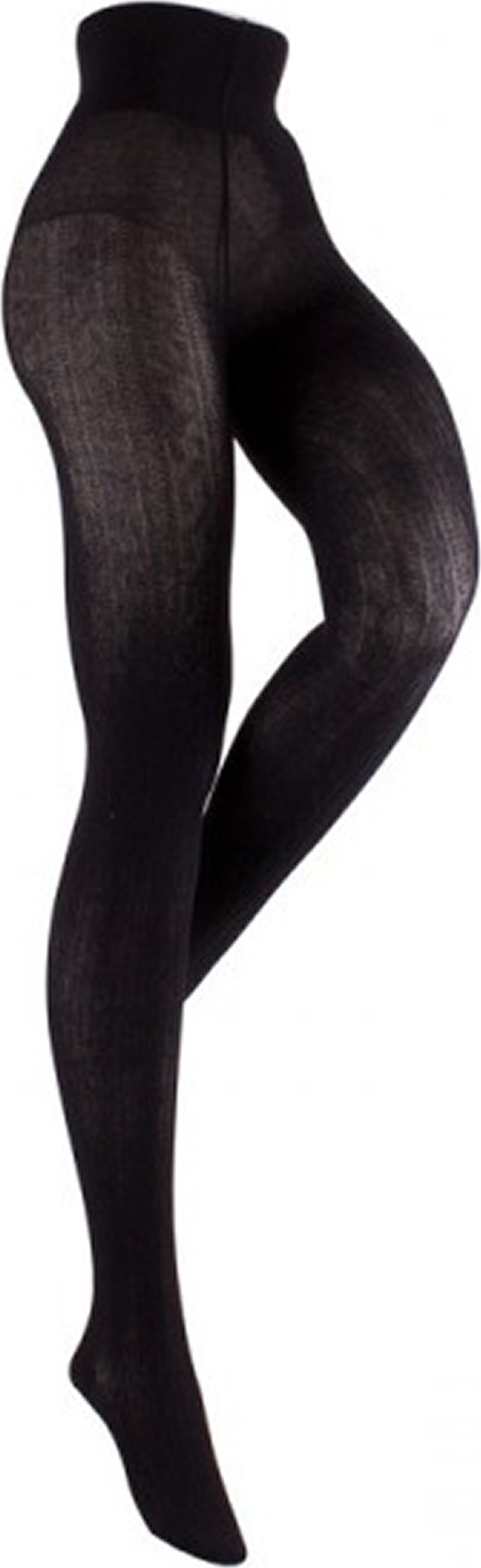 Strumpf Dirks Trachten strumpfhosen Damenstrumpfhosen Trachtenmode Zopfmuster für Dirndl, Größe:46-48, Farbe:Schwarz ATB-17002