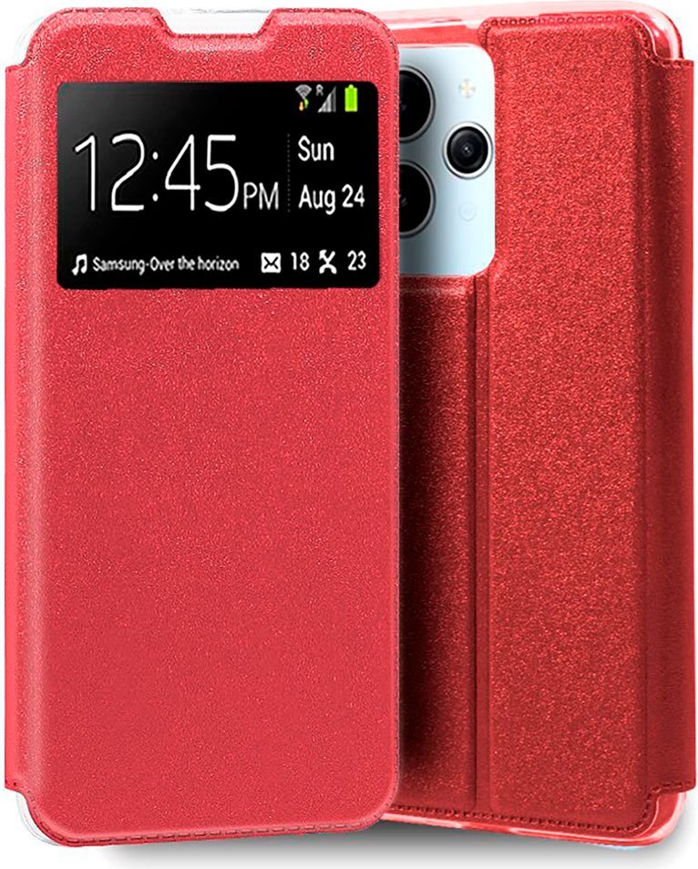 cool&move Cool Xiaomi Redmi 12 Klapphülle Rot Rot One Size